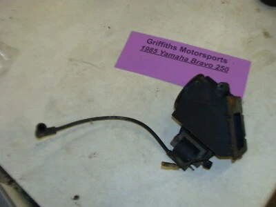 1985 Yamaha Bravo BR250 80f oem ignition coil w breather housing intake box - Image 1 of 4