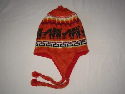 Bonnet péruvien réversible enfant taille 8/10ans mixte (E13) - Photo 1/4