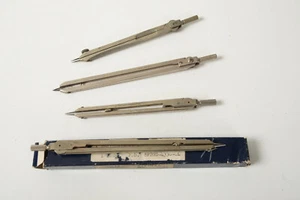 Lot Drafting Dividers (R4C) Tacro 3986 Park Dietzgen (2) Germany Tool - Picture 1 of 11
