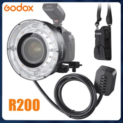 Godox R200 200W LED Ring Light Speedlite Flash Light Head for Sony Canon Nikon - Image 1 of 4