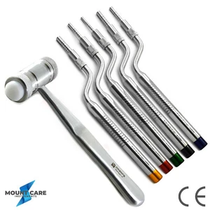 Osteotome Sinus Lift Offset Concave Bone Spreading Crushing Mead Mallet Hammer - Picture 1 of 3