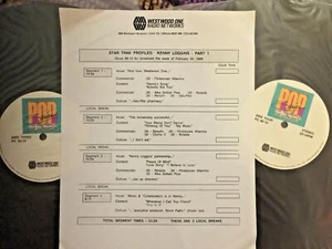 RADIO SHOW: STAR TRAK 2/29/88 KENNY LOGGINS PROFILE #1 w/10 TUNES & INTERVIEWS - Picture 1 of 1