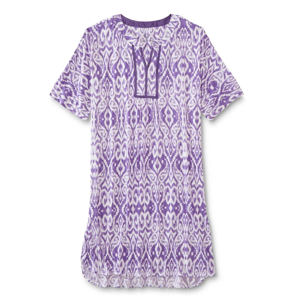 Damas Plus Camisón Vestido de Salón Púrpura Talla 3X NUEVO Foto 1 de 1