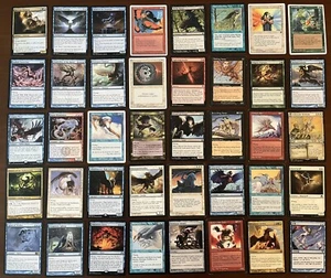 MTG 40 Cards, Djinns, Sphinx, Harpys, Griffins, Lots Of Vintage and Rare Cards! - Picture 1 of 8