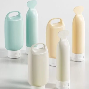 Empty Bottle Lotion Container Silicone Squeeze Tube Cosmetic Storage - Picture 1 of 18
