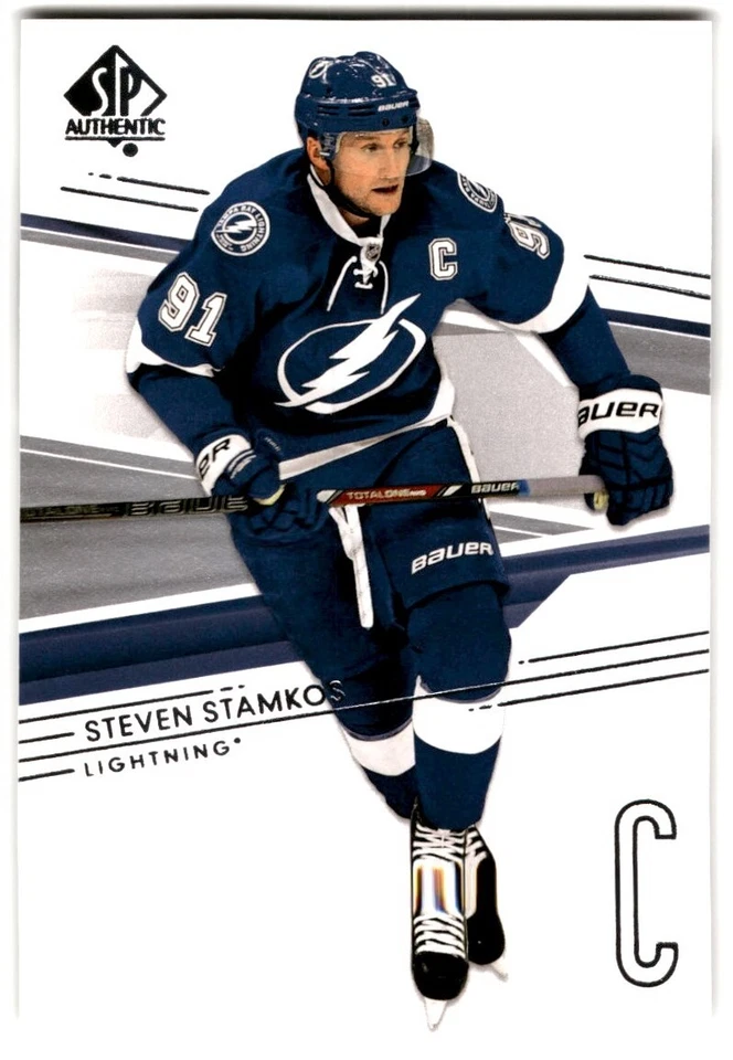 2014-15 SP Authentic Steven Stamkos #92 Tampa Bay Lightning - Image 1 of 2
