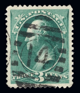 MOMEN: US STAMPS #207 USED XF JUMBO LOT #91224* - Picture 1 of 2