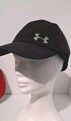 Hat,Under Armour Unisex Iso chill Launch Run Black Dad Cap,selling heaps of hats - image 1 of 4