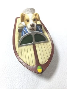 Caja de baratijas Vandor barco ancla perro recuerdo joyería ¡Hoy! Vintage 1997 - Imagen 1 de 12