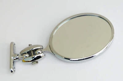 Vintage / Classic Car Desmo Style Oval "A" Post Chrome Door Mirror - Image 1 of 2