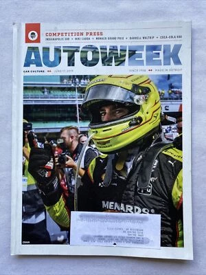 2019 June 17 Autoweek Magazine Remembering Niki Lauda (MH867) Foto 1 de 3