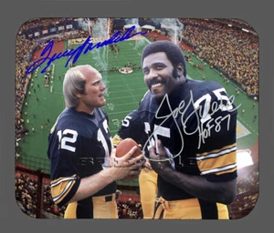 Bradshaw & Greene Pittsburgh Steelers Facsimile Autographed Mouse Pad Item#2379 - Picture 1 of 1