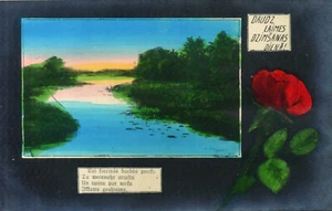 Latvia 1928 Greetings for Birthday Postcard w/Uncancelled Stamp - Picture 1 of 2