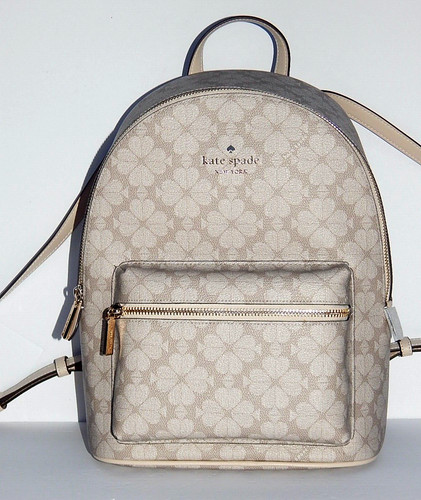 Zaino Kate Spade Signature Spade Flower beige multi NUOVO $429 AUTENTICO