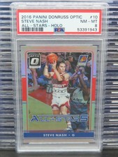 2016-17 Optic Steve Nash All-Stars Holo #10 PSA 8 Suns (43) V539