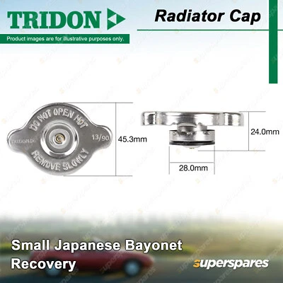 Tridon Radiator Cap for Nissan Presea Primera Pulsar Sentra Serena Silvia - image 1 of 4