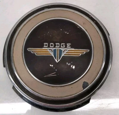 De colección 1940 Dodge Deluxe Lujo Forro Cuerno Anillo Tapa Tapa Botón Volante Foto 1 de 4