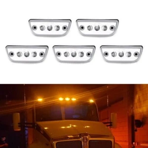 Top Roof LED Clearance Marker Lights For Kenworth T680 T770 T880 Peterbilt 579 - Picture 1 of 12