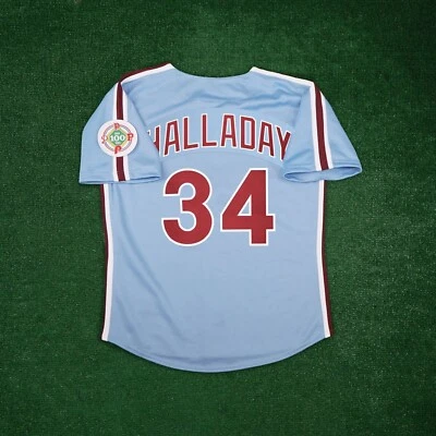 AUTHENTIC MAJESTIC SMALL, ROY HALLADAY, PHILADELPHIA PHILLIES JERSEY TBTC 6240 - Image 1 of 4