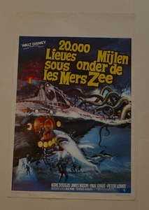 20000 lieues sous les mers Kirk Douglas James Mason affiche cinema originale var - Photo 1/1