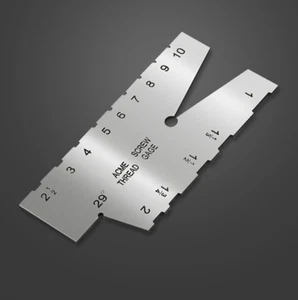 Stainless Steel ACME Thread Measuring Gauge 29° Screw Pitch Grinding Gauge Tool  - Picture 1 of 5