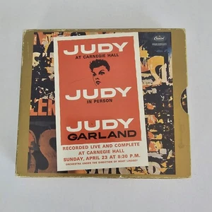 Judy Garland at Carnegie Hall Live 24 Karat Gold 2 Disc CD Set Box & Liner Notes - Bild 1 von 16
