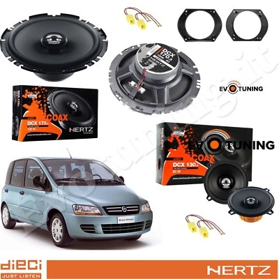 HERTZ EVOTUNING Kit 4 Casse Altoparlanti Hertz Anteriori e Posteriori per Fiat Multipla 1998