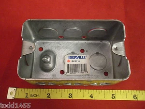Iberville Scatola Presa Utility BC1110 Contenitore Presa 4x2-3/8x1-7/8 Nuova - Foto 1 di 2