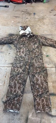 Vintage 80s Mossy Oak timberland Insulated Coveralls  winters Hunting USA Large - Image 1 of 4
