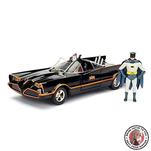 NUOVA JADA 1966 Classic TV Series Batmobile 1:24 auto pressofusa con Batman 2... - Immagine 1 di 1