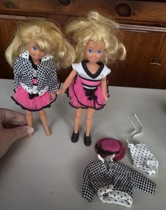Vintage 1992 Lot of Two Party N Play Stacie Barbie Dolls #5411 Mattel - Picture 1 of 23