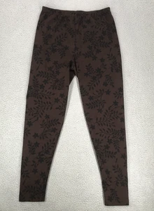 Pantaloni da ginnastica vintage cotone caldo elasticizzato taglia M elastico in vita marrone - Foto 1 di 9