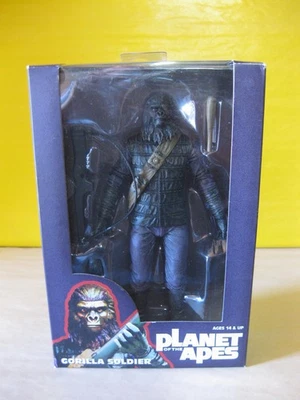 Neca 2014 7" Planeta de los Simios Serie Clásica 1 Gorilla Soldier Original Sin usar, en paquete Foto 1 de 3