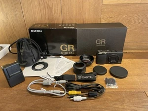 *3317Shot : Mint in Box* Ricoh GR Digital II 10.1MP Camera w/ GT-1 GH-1 From JPN - Picture 1 of 21