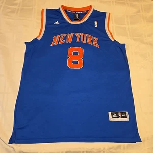 New York Knicks Jersey Men XXL JR Smith #8 Adidas NBA Basketball Blue NY Always - Picture 1 of 24