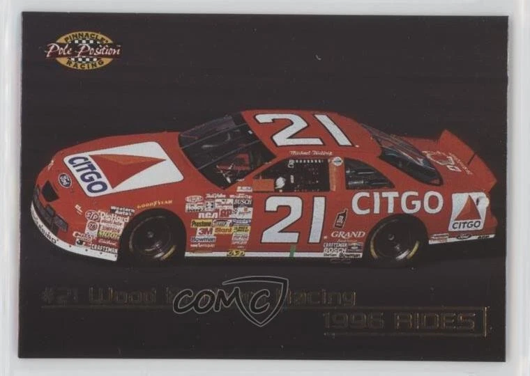 1996 Pinnacle Pole Position Lightning Fast Michael Waltrip #37 - Image 1 of 2