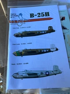 EAGLE CALS DECAL # EC32-146    1/48th  SCALE B-25 H   DECAL - Picture 1 of 2