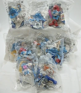 The Smurfs 2 Figure Bundle, 10 of 16 Set, McDonald's Happy Meal Toys Sealed 2013 - Picture 1 of 13