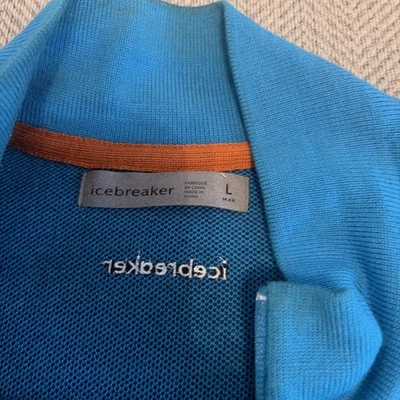 Chaleco acolchado Icebreaker Merino para hombre en azul talla L Foto 1 de 4
