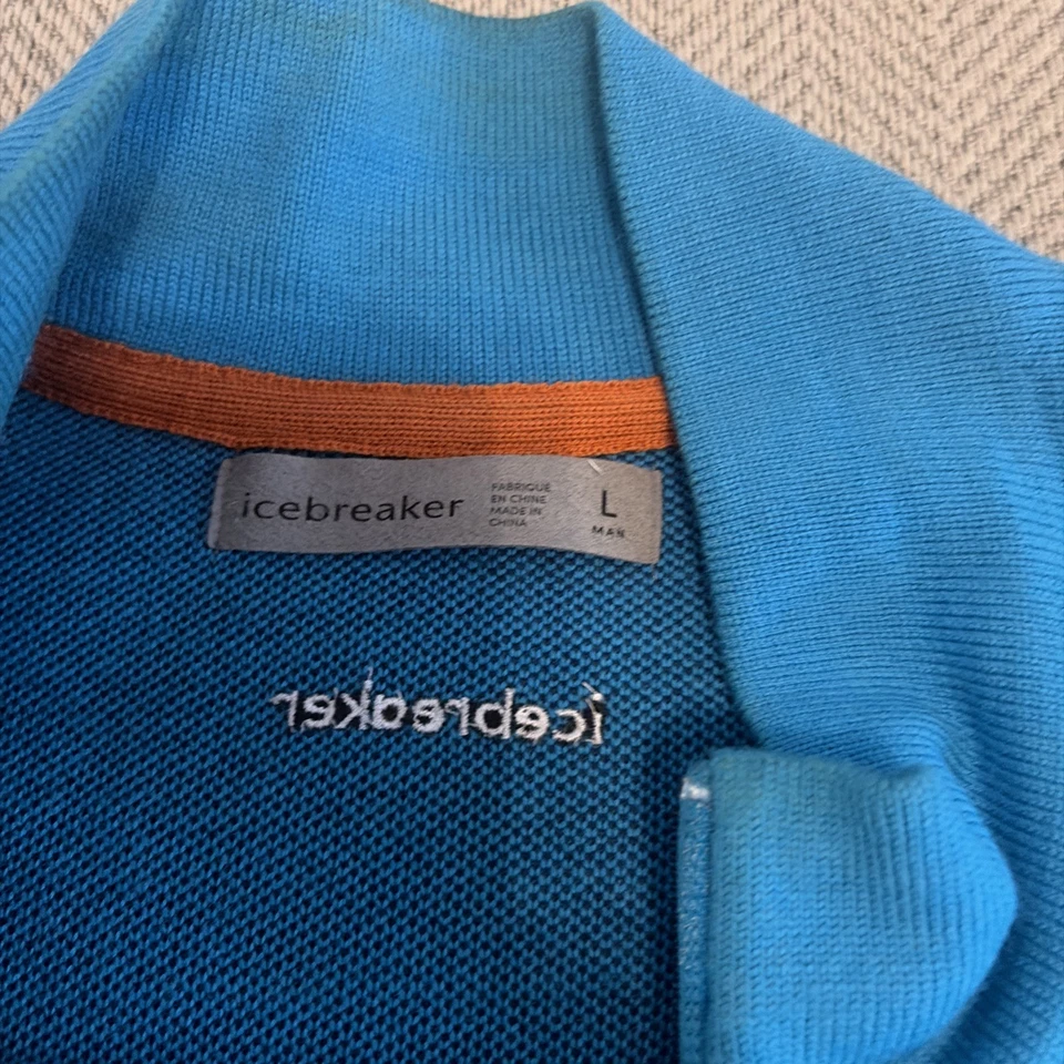 Chaleco acolchado Icebreaker Merino para hombre en azul talla L Foto 1 de 4