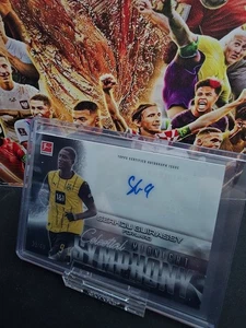 SERHOU GUIRASSY Auto 39/49 Topps Midnight Bundesliga 2024-25 Borussia Dortmund - Picture 1 of 3
