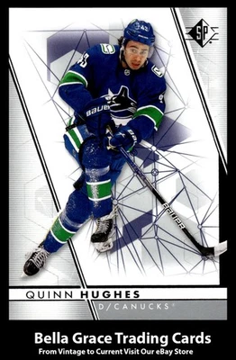2022-23 SP Quinn Hughes #43 Vancouver Canucks NHL Hockey - Image 1 of 2