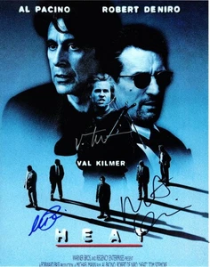 Al Pacino Robert DeNiro Val Kilmer signed 11x14 Photo autographed Picture w/ COA - Picture 1 of 1