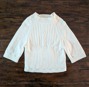 Intimately Free People Top XS The Romy Swit Crop Ivory White Sweater - Picture 1 of 9