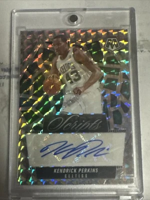 2022-23 Panini Mosaic - Scripts Kendrick Perkins #MS-PER (AU) - Image 1 of 2