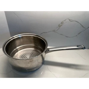 "Cesta coladora de vapor inserto acero inoxidable 8,5"" diámetro 3 cuartos todo revestido" - Imagen 1 de 5