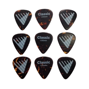 D'Addario Angkor Exclusive Shell-Color Celluloid Guitar Picks, 9 picks 1.0mm - Picture 1 of 1