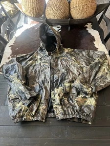 Stearns DryWear Camo Rain Jacket Hooded Hunting Lightweight Mens XXL - Picture 1 of 8