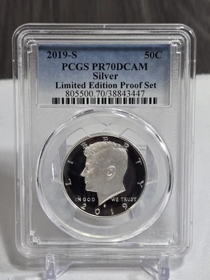 2019-S 50c Kennedy Limited Edition Silver Proof Set Half Dollar PR70 PCGS - Image 1 of 4