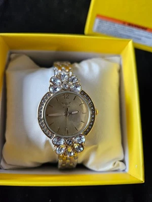 Invicta Women's Watch The Angel Collection 69105 Silver & Goldtone New Stunning! - Image 1 of 4